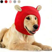 1pc Winter Pet Neck And Ear Warmer Cover, Relieve Stress And Anxiety, Warm Dog Knitted Hat, Dog Earmuffs Anti-Noise, Protect Pets From Noise - Multicolor - View 15