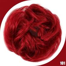 Synthetic Messy Bun Chignon Donut Gary Hair Bun Pad Elastic Hair Rope Rubber Band Hair Extensions