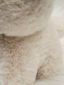 1pc 18cm/7.09in Cute Fluffy Big Head Little White Dog, Plush Stuffed Animal Toy Dog, Stuffed Dog Doll Soft Plush, Pet Plush Toys Puppy Doll, Soft And Cuddly Stuffed Little White Dog Playment For Kids, Birthday Gift For Mom/Boys/Girl, Puppy Lover, Birthday Gift Christmas Day Home Decoration, Easter Gifts - Beige - View 4