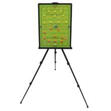 Rainaut Portable Stainless Steel Tactical Display Magnetic Board, Triangle Bracket Stand Coaching Board, Football Tactical Board , 60*45cm/23.6*17.7in - Green + Black - View 8