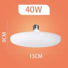 CANMEIJIA 方形/圆形 LED 吸顶灯泡 E27 LED 灯泡，220V，20W/30W/40W/50W/60W/65W，白光 6500K，可用于多种灯具，适用于卧室、客厅、厨房、书房