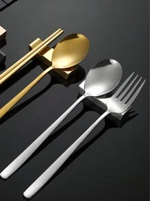 1 pieza Portacubiertos de acero inoxidable, Soporte multiuso para cucharas y tenedores, Disponible en múltiples tamaños y colores, Soporte para palillos, Adecuado para el hogar, la cocina, la mesa de comedor y el comedor