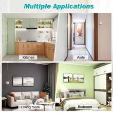20PCS Self-Adhesive Black Marble PVC Cladding Wall Panels For Kitchen Bathroom Carnival Home Sticker - Plateado - Ver 5