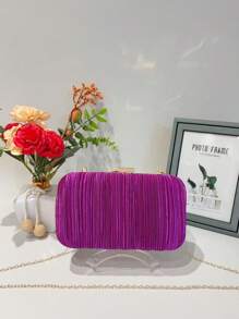 Women Evening Bags - Purple - View 2