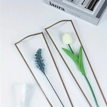 5 cái/10 cái/30 cái/50 cái/100 cái Giấy gói hoa đơn thân viền vàng chống thấm nước dùng cho bó hoa, quà tặng, đồ dùng cho cửa hàng hoa, quà tặng Ngày của Mẹ, đồ trang trí Ngày của Mẹ, đồ dùng Ngày của Mẹ, đồ dùng cho tiệc, đồ trang trí tiệc - Bột Phnôm Pênh - Xem 6