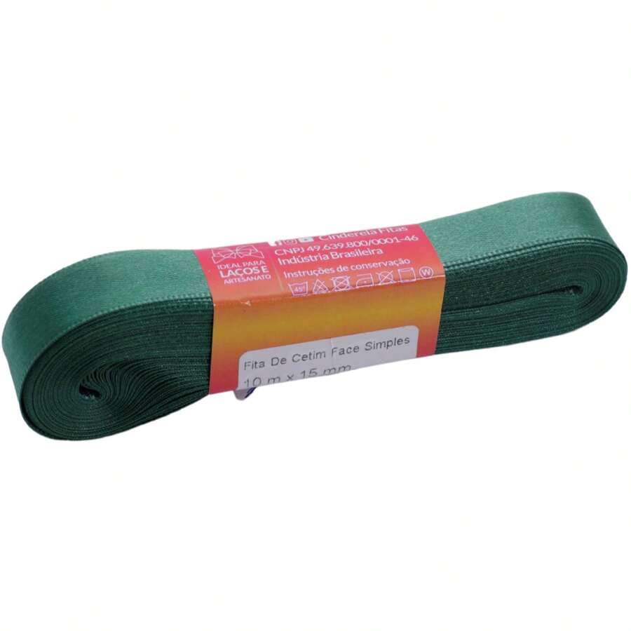 Satin Ribbon 15mm 10 Meters  Bows And Crafts - 150 亞馬遜綠色 - 查看 1