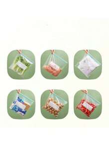 Airtight Food Bag Household Thickened Food Airtight Bag Refrigerator Storage Bag With Airtight Plastic Bag Food Delivery Bag Moisture-Proof Bag Reusable Plastic Bag Dry Fruit Airtight Storage Bag