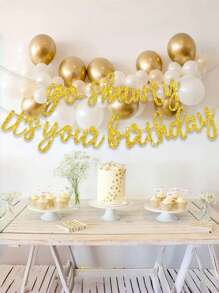 Happy Birthday Decorations, Go Shawty It's Your Birthday Banner, Hip-Hop Themed Flashing Happy Birthday Pull Flag, Suitable For Men And Women Birthday Party Supplies, Holiday Party Decoration Banners, Wedding Decorations, Spring Outdoor Decorations
