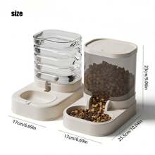 1 st. Automatische kattenliefhebber en kattenmoeder houden van hondenliefhebber en hondenmoeder houden van watervoederbak, grote capaciteit geschikt voor thuis katten-/hondenliefhebber cadeau en hond-/kattenmoeder houden van huisdiervoeding