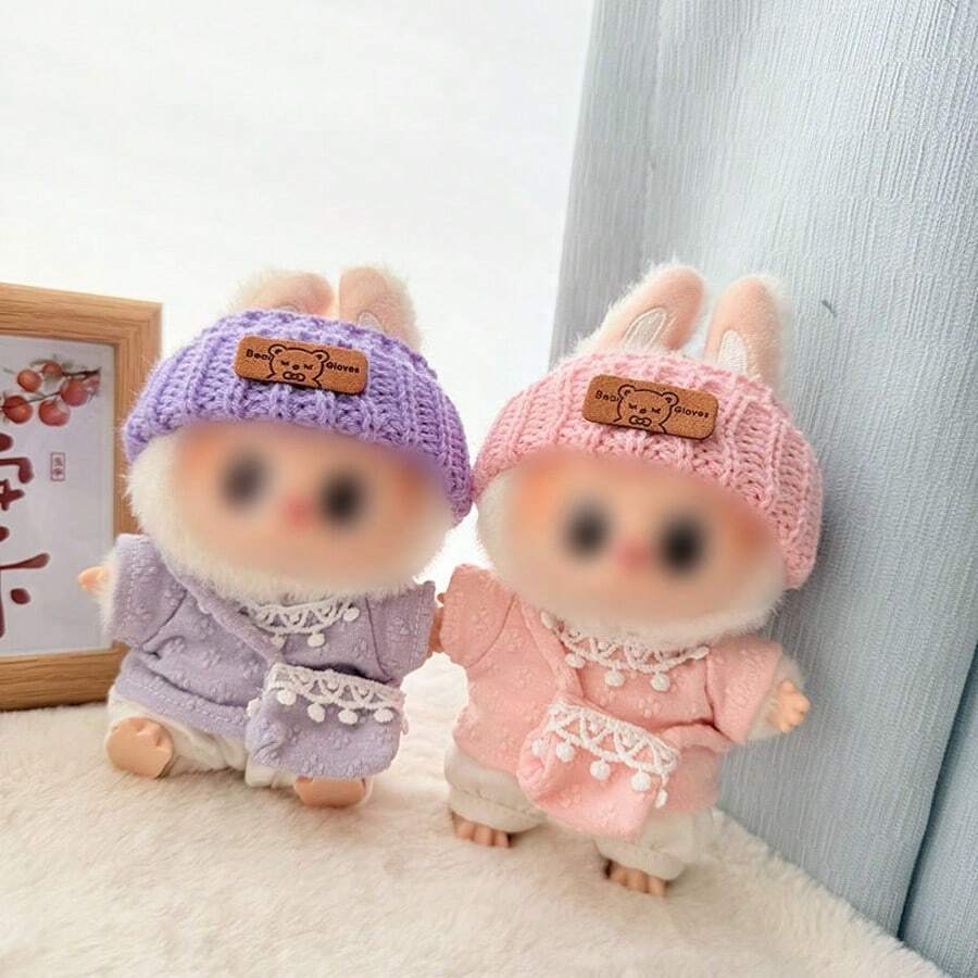 Labubu Kleidung Für 17cm Stofftiere - Süße Outfits Zum Anziehen