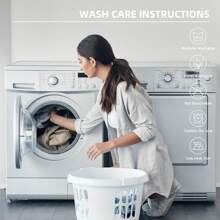 Farfallarossa 床上用品枕套 - 1/2 包 - 柔软拉绒超细纤维面料 - 防缩水、防褪色、防过敏、透气、带隐形拉链 - 深灰色 - 查看 6