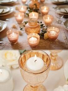 50PCS/30PCS/20PCS/10PCS/1PC 漂浮蜡烛香薰蜡烛漂浮气球婚礼装饰蜡烛，适用于酒店蜡烛、浮蜡、浮蜡、茶蜡、婚礼浪漫蜡烛、圆桌中心装饰蜡烛礼物生日毕业夏季海滩返校学校用品房间装饰