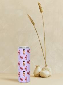 1 pieza Botella de agua personalizada de 600ml/20oz, taza personalizada con foto, taza de café de carro, taza recta portátil. Taza personalizada resistente al calor. Regalo para familia, amigos, parejas. San Valentín, Año Nuevo, Vacaciones, Regalos de Boda.