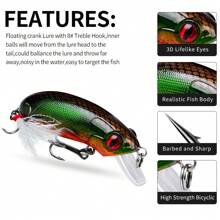 CISEA F2 Crank Fishing Lure Tungsten Jig Fishing Swivel Jig Top Water Lure Bait Soft Plastic - Multicolor - View 4