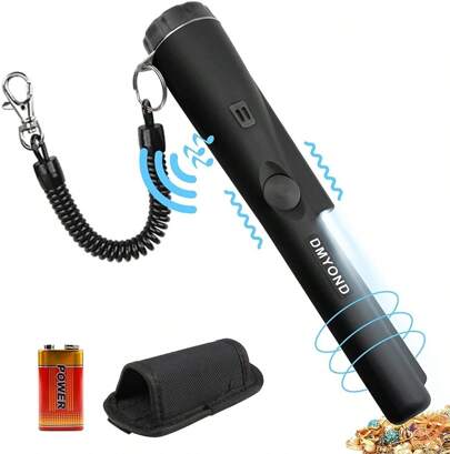 Detector De Metais Portátil A Prova De Água Gp Pointer Ouro Com Bateria