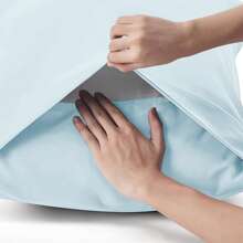 Farfallarossa Baumwoll-Kissenbezug-Set mit 2 Stück, Kissenbezüge aus Premium-Baumwolle mit 120g/m², weich und atmungsaktiv, hypoallergen