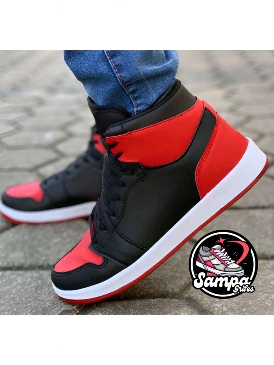 Men's Women's Casual High-Top Basketball Boot Sneakers Mj 1 Boot Various Colors 34 To 43 Chicago - Chicago - Xem 1