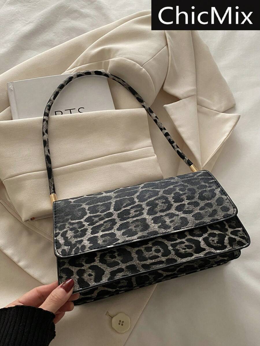 Simple Chic Plain Retro Elegant Shoulder Bag - Multicolor - View 1