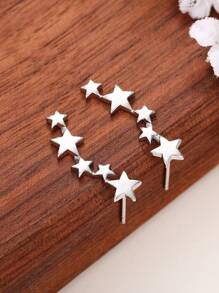 1 对青少年魅力耳钉适合女孩礼物适合日常装饰适合派对珠宝生日礼物 - 1# - 查看 9