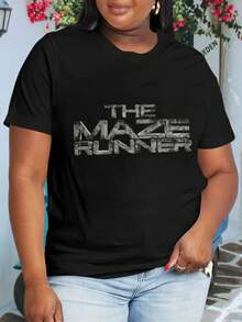 Teresa Thomas Newt The Maze Runner Oversize oversize women T-Shirt for Ladies Books TMR Fandom - Negro - Ver 1