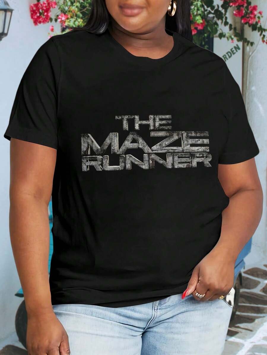 Teresa Thomas Newt The Maze Runner Oversize oversize women T-Shirt for Ladies Books TMR Fandom - Negro - Ver 1