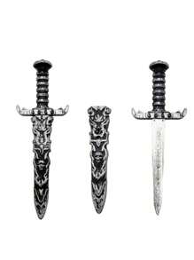 1 件舞台表演道具仿制武器塑料玩具剑骑士剑角色扮演加勒比海盗服装