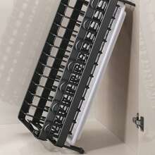 Dish Drainer Rack, Foldable 2 Tier Sink Drainer Rackwith Drip Tray, Large Capacity Dish Drainer Organizer Shelf With Utensil Holder, Cup Rack For Kitchen - Black - View 6