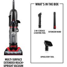 Dirt Devil - Aspiradora Vertical para alfombras y Suelos Duros, con Kit de Herramientas para Mascotas, Potente, Ligero, con Cable para Uso doméstico - Negro - Ver 7