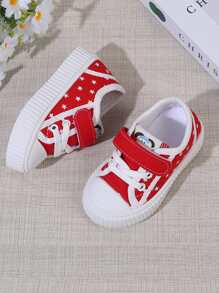 1 par de zapatos deportivos casuales, planos, cómodos y ligeros para bebés, aptos para todas las estaciones