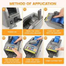 Ribbon Cutting Machine, Automatic Tape Dispenser, 999mm Precision Cut, Ideal For Shipping, Schools, Restaurants, Business & Home - 1 - Xem 4