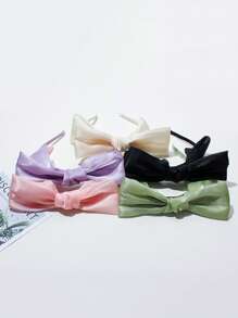 1pc Kids' Multicolor Mesh Bow Hairband, Fashionable And Sweet Daily Accessory