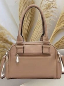 Women Travel Bag Lightweight Small Multi-Pocket Portable Messenger Bag Large Capacity For Daily Commuting Bowling - Apricot - View 6