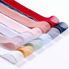 Edged Sequin Tulle Ribbon, Handmade DIY Materials For Bow Hair Accessories, Ribbons - Multicolor - View 3