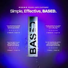 Based Bodyworks Hair Texture Powder | Instant Volume & Texture | Lightweight, Matte Finish | Simple, Natural, Effective. - Beige - View 6