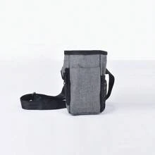 1 pieza Bolsa de almacenamiento de aperitivos para mascotas para exteriores, Bolsa de cintura para golosinas de gato/perro, Bolsa para golosinas de perro, Bolsa para pasear al perro