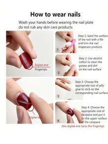 30 件可移除柔软粉蓝金色扎染猫眼法式美甲贴纸，欧式按压指甲