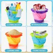 35pcs Beach Sand Toys Set - Perfect Outdoor Toys For Kids,Kids Beach Playset, Castle Bucket, Baby Play, Digging Sand, Digging, Shovel And Bucket, Beach Play Sand Toys - 35件 - 查看 6