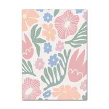 1 st Botanische Pastel Blad Lente Bloem Schattige Madelief Muurkunst Canvas Schilderij Posters En Prints Muurfoto's Voor Woonkamer Boho Woondecoratie Geen Lijst