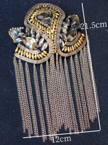 1 buc. Elegant la modă, unic, personalizat, cu ciucuri aurii, accesoriu pentru bărbați, potrivit pentru naveta zilnică de afaceri