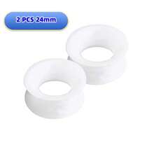 2 Stücke Silikon Ohrtunnel flexible Ohrplugs Stretcher Expander doppelt geflanscht Flesh Ohrpiercing Schmuck für Frauen und Männer
