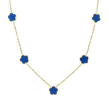 1 Set Floral Design Chain Bracelet, Necklace And Earring Jewelry Set, Elegant Style For Women