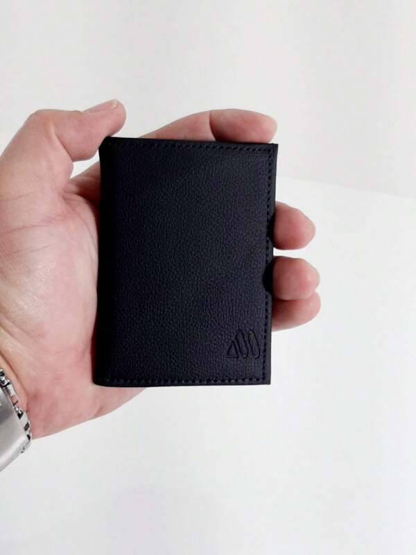 Carteira Masculina e feminina De Couro Legitimo Slin pequena