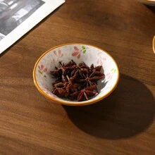 4 件/8 件套陶瓷蘸酱碟，3.8 英寸釉下彩陶瓷盘，花卉图案，酱油、醋、香料碟、寿司盘、蘸酱盘，适用于家庭厨房、餐厅、学校用品 - 彩色 - 查看 10