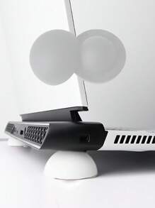 4 Pcs/Set Silicone Notebook Feet Pads, Portable Cooling Feet Pads, Non-Slip Laptop Stand Riser Accessory For School, Office - Multicolor - View 10