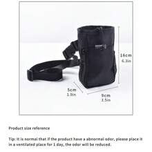 1 pieza Bolsa de almacenamiento de aperitivos para mascotas para exteriores, Bolsa de cintura para golosinas de gato/perro, Bolsa para golosinas de perro, Bolsa para pasear al perro