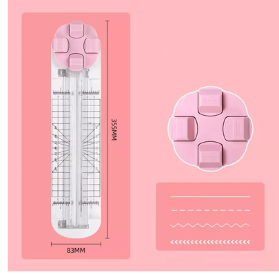 Guilhotina Refiladora A5 4 Cortes Reto Pontilhado Vinco Onda