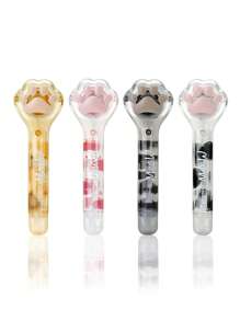 1/4支装猫爪修正带，透明喵喵棒便携式笔形，白色胶带，6米*5毫米，用于修正错误，办公用品，学生返校文具 - 彩色 - 查看 7