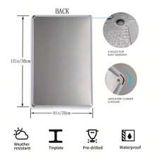 1 件古代与神秘字母金属海报、墙面装饰图表知识金属标牌、卧室装饰、复古风格牌匾、浴室装饰生日礼物 7.87 * 11.81 英寸 - 彩色 - 查看 6