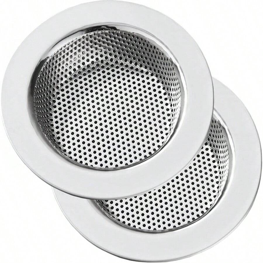 Summer Must-Have,2025 Best SellerKitchen Sink Strainer Stainless Steel, LASSHSWA Kitchen Sink Drain Strainer, Sink Strainers For Kitchen Sinks With Large Wide Rim 4.5" Diameter (2 Pack) : Tools & Home Improvementtrapeador Para Piso,Productos De Limpieza,Cleaning Supplies,Gardening Supplies - 2 GÓI - Xem 1