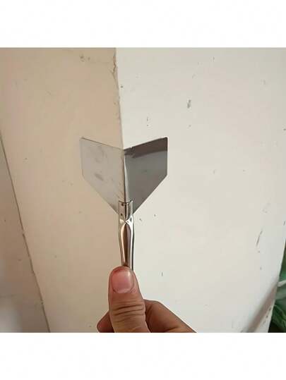 4-Piece Metal Corner Trowel Set, Manual Hand Tools For Wall Repair And Smoothing, No Electricity Required